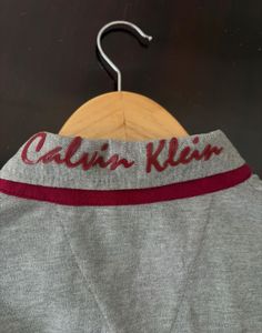 Calvin Klein Grey Polo Shirt