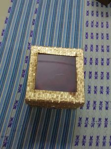 Decorative Golden Jewelry Box