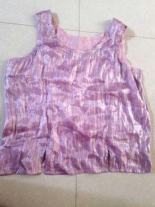 Shiny beautiful Onion pink Top