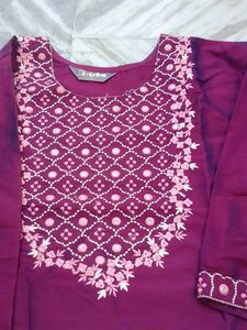 Elegant Embroidered Kurta Set