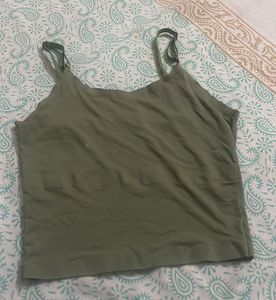 Olive Green Camisole Top