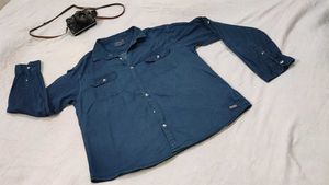 Unisex New Denim Double Pocket Shirt
