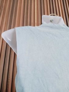 Sleeveless Mock Neck Top