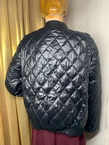 Stylish Black Quilted Jacket