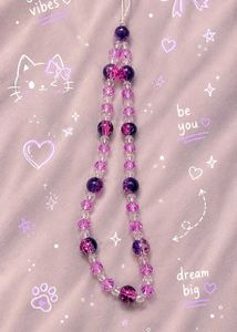 Cute Beaded Phone Charm