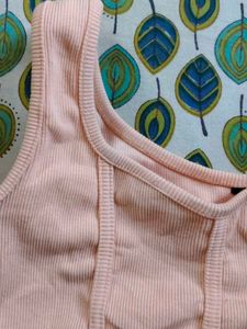 Ribbed Corset Style Tank Top