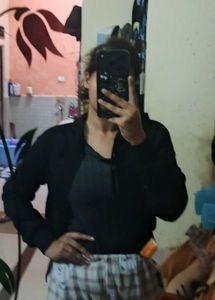 Cozy Black Zip-Up Hoodie