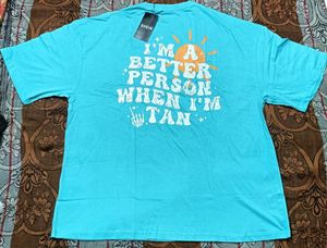 SHEIN "Better Person When I'm Tan" T-Shirt