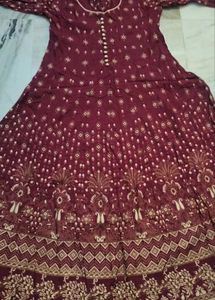 🏵️Burgundy Kurta