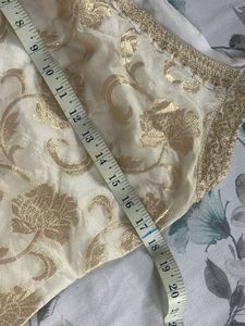 Elegant White &amp; Gold Sharara Set