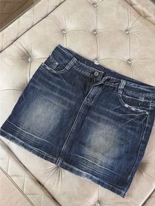Classic Blue Denim Mini Skirt
