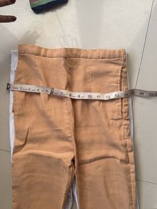 Stylish White and Tan Pants