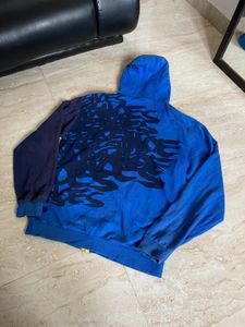 Men's Blue Zip-Up Hoodie