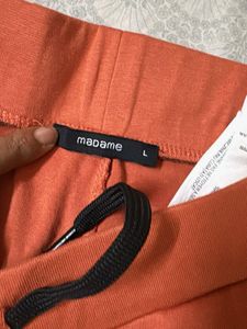 Orange Casual Sweatpants