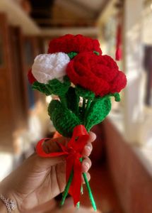 Handmade Crocheted Flower Bouquet