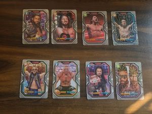 Selling Bunch of 6 raw WWE trading cards
