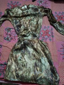 Unique Print Mini Dress