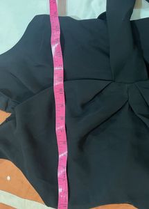 ZARA Elegant Black Wrap Mini Dress