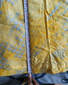 Yellow Printed Flare Ghaghra 😍