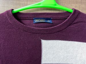 Maroon And White Coloured Sweatshirt