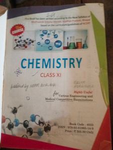 Class 11 Chemistry Book Refresher NCRT