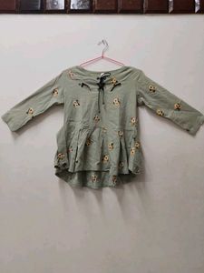Floral Embroidered Top