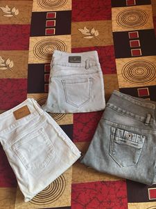 Combo of 3 High-Waist Jeans