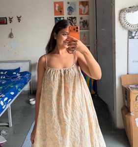 Flowy Floral Print Summer Dress