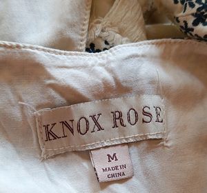 Off White Knox Rose Top