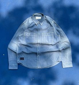 Vintage Blue Denim Shirt