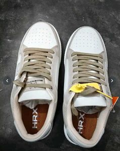 HRX Beige &amp; White Sneakers