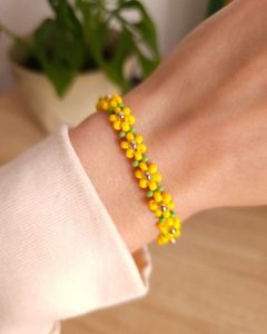Beaded Flower Accessory set of 3