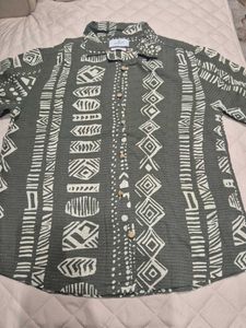 Stylish Men's Printed Short Sleeve Shirt