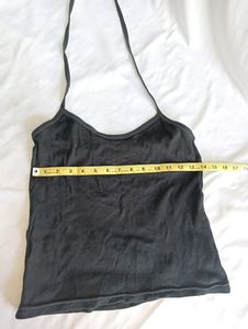 Black Halter Neck Camisole