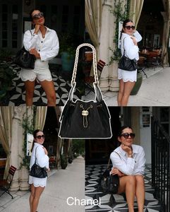 Chanel 25 Mini Handbag Black Grained Calfskin* WD
