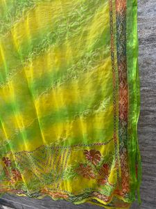 Full Hand Embroidery Dupatta