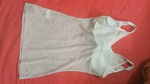 Light green Camisole With Built-In Bra