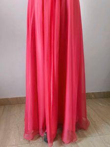 Elegant Coral Gown