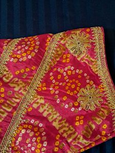 Vibrant Ethnic Blouse with Embellishments