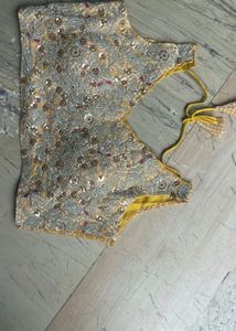 bandhani Yellow Lehenga Choli Set