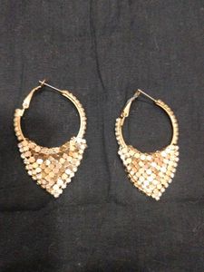 Sparkling Hoop Earrings