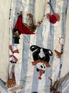 Cute Circus Print Baby Jumpsuit
