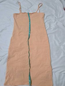 Peach Spaghetti Strap Dress