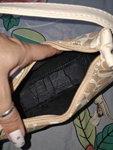 Coach Monogram Shoulder Bag