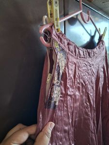 Elegant Brown Embroidered Lehenga Choli Set