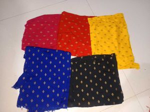 Set of 5 Printed cotton katpis