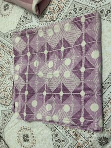 Purple Geometric DOUBLE BED SHEET
