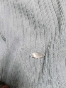 Light Blue Ribbed Cardigan