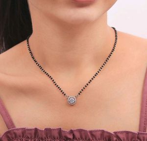 Mangalsutra With Earrnings Pure Silver 925