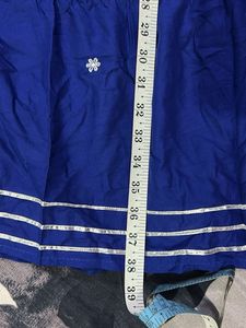 Navratri Royal Blue Tiered Chaniya